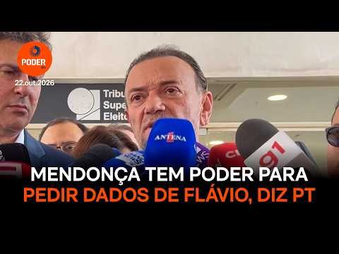 Mendonça tem poder para pedir dados de Flávio, diz PT