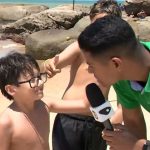'Milho estava duro e ruim': menino reclama ao vivo de espiga de R$ 10 em praia do ES e vídeo viraliza; veja