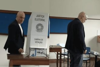 Moraes vota e diz que sistema eleitoral do Brasil é o melhor do mundo
