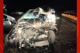 Motorista de carro morre após bater de frente com caminhão na BR-364 em Vilhena, RO