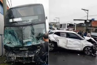 Motorista infarta, morre ao volante e provoca acidente com 22 veículos na Via Dutra