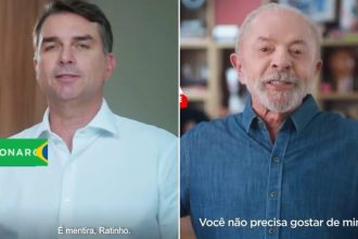 Na TV, Flávio Bolsonaro diz ser alvo de fake news, e Lula fala às mulheres