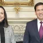 Negociações dos EUA permitiram volta de María Corina à Venezuela, diz Rubio