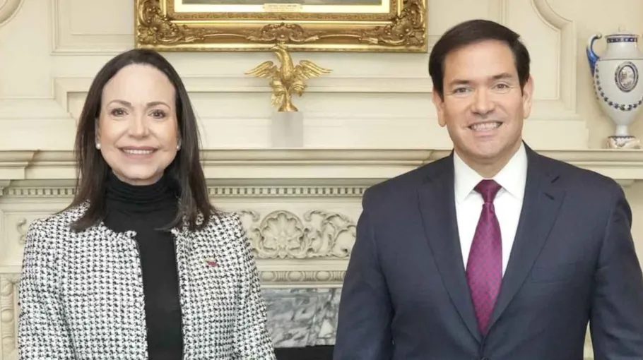 Negociações dos EUA permitiram volta de María Corina à Venezuela, diz Rubio