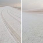 Neve em Goiás? Fazenda fica coberta por granizo, e cena impressiona; vídeo