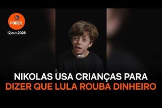 Nikolas usa crianças para dizer que Lula rouba dinheiro