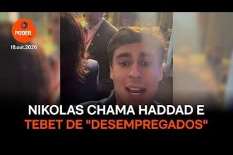 Nikolas zoa Haddad e Tebet na “Band”: “Estão desempregados”