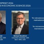 Nobel de Economia 2026 vai para Robert E. Hall e Michael Woodford por seus estudos sobre estabilização econômica