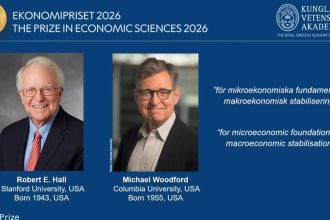 Nobel de Economia 2026 vai para Robert E. Hall e Michael Woodford por seus estudos sobre estabilização econômica