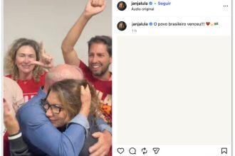 O povo brasileiro venceu, diz Janja após reeleição de Lula