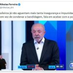 Oposição ironiza fala de Lula sobre “acabar com a polícia”