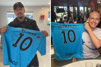 Palmeirense, mas fã de Neymar: jovem em remissão de câncer ganha vídeo surpresa do craque
