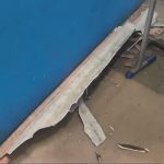 Parte do teto de escola desaba no Paranoá, no DF, e atinge monitora; veja VÍDEO