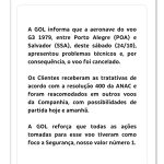 Passageiros protestam após GOL cancelar voo na véspera da eleição