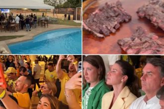 Picanha, festa, tensão e silêncio: empresário filma bastidores de Flávio e aliados na apuração; VÍDEO