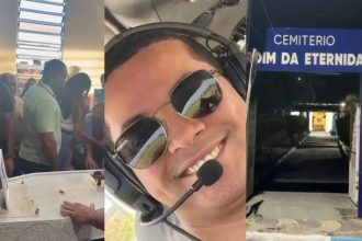 Piloto vítima de queda de avião em MG é sepultado na BA após velório em igreja evangélica