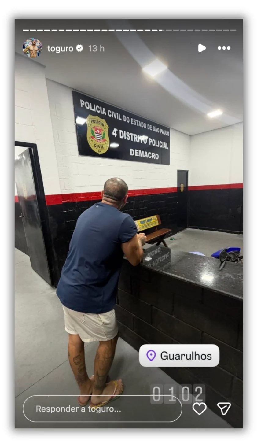 PM apreende carro ligado a Toguro e encontra R$ 100 mil