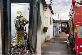Polícia Civil investiga incêndio que destruiu parte de casa em Serrania; ex-namorado da moradora é suspeito