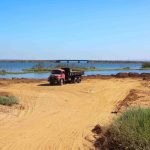 Praia da Graciosa: obras de revitalização e ampliação de faixa de areia completam quatro meses