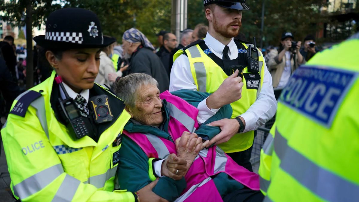 Protesto em apoio a grupo pró-Palestina termina com mais de 40 presos em Londres