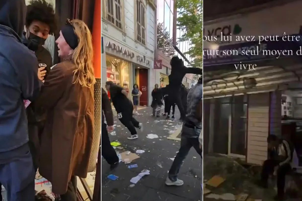 Protestos na França: VÍDEOS mostram lojistas desesperados tentando impedir saques