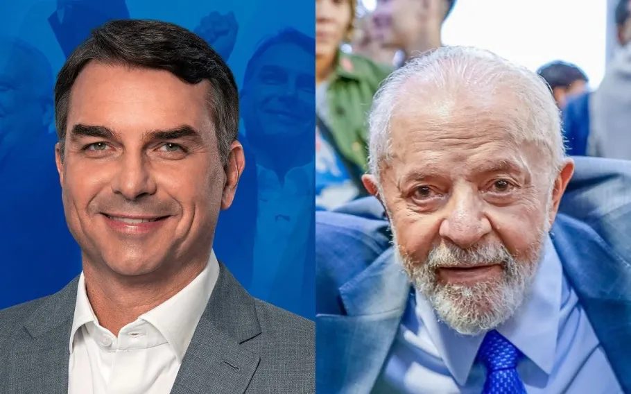 Quaest: Flávio tem 46% contra 44% de Lula