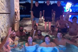 Quem é senador de foto vazada com políticos do Centrão em piscina
