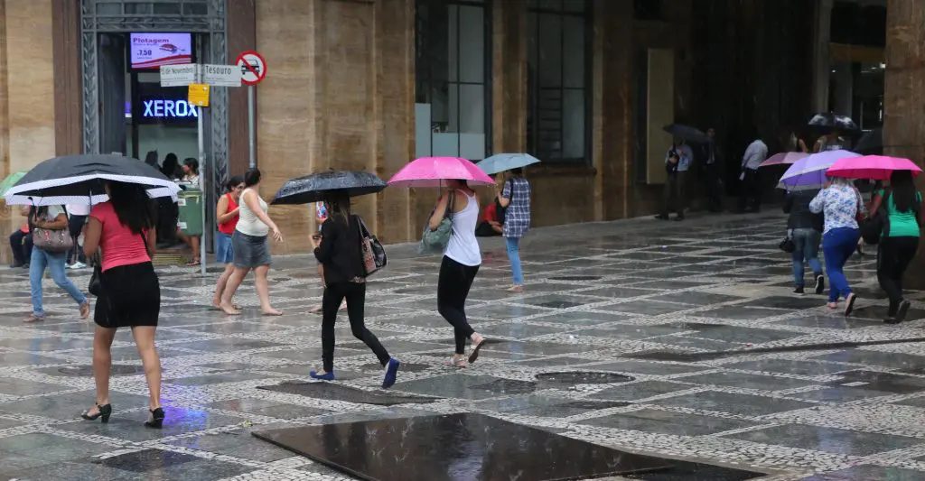 Quinta-feira: previsão de chuvas no país