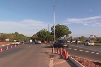 Reversão de trânsito na Ponte JK, no DF, começa nesta quarta; veja como está o movimento