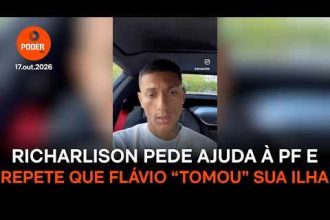 Richarlison pede ajuda à PF ao voltar a dizer que Flávio “tomou” ilha