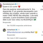 Richarlison questiona Flávio Bolsonaro sobre “ilha” em post