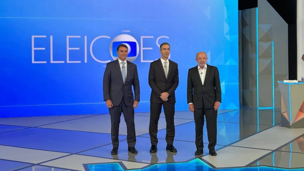 Saiba quem acompanhou Lula e Flávio no debate da “Globo”