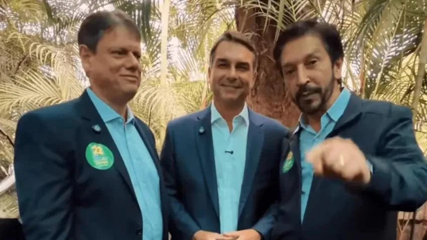 Tarcísio e Nunes convocam apoiadores para ato com Flávio na Paulista