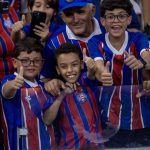Torcida do Bahia canta em apoio a Lula na Fonte Nova
