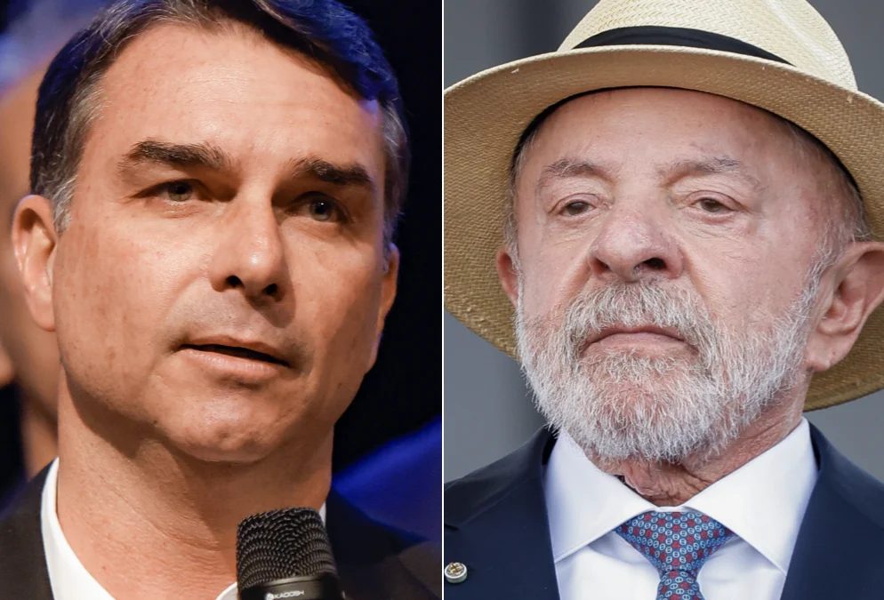 TSE manda Flávio retirar vídeo que liga drogas a ato de Lula