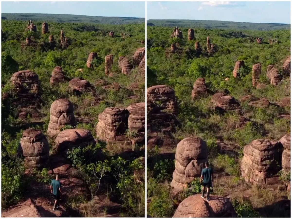 Veja como chegar à 'Cidade de Pedras' nas Serras Gerais no interior do Tocantins; VÍDEO