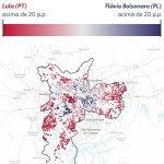 Veja em MAPAS como Lula e Flávio Bolsonaro se saíram no 2º turno nos locais de votação das capitais