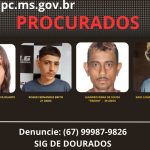 Veja quem são os 4 procurados por suspeita de envolvimento em homicídios em Dourados