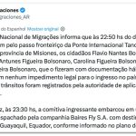 Veja vídeo de van com Flávio chegando ao aeroporto na Argentina