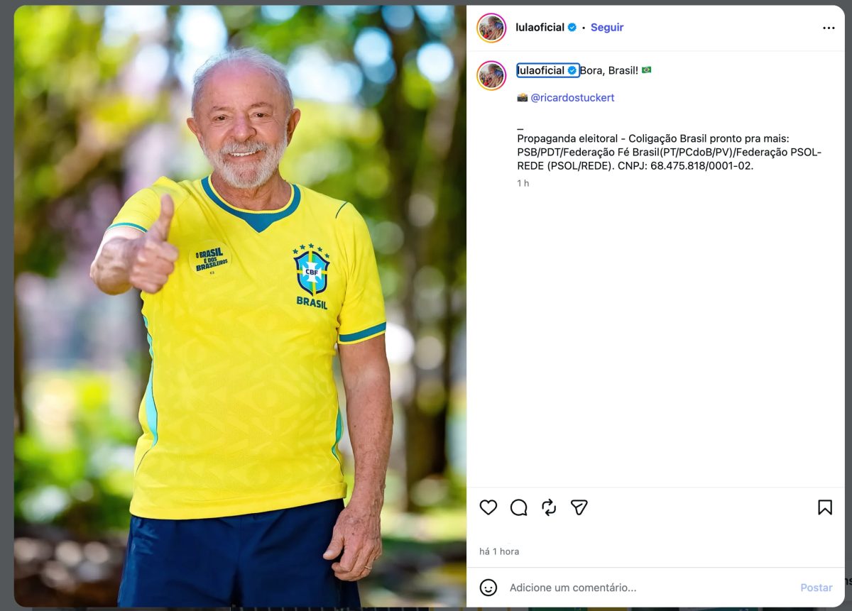 Verde Amarelo é nosso: veja fotos da campanha convocada por Janones