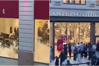 VÍDEO: Galerias Lafayette são saqueadas durante protestos na França