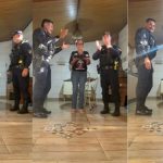 VÍDEO: moradora de MT ganha parabéns de policiais após ligar no 190 para pedir companhia no aniversário