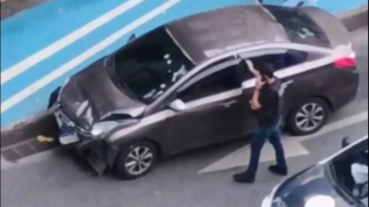 Vídeo mostra perseguição e batida em tiroteio que terminou com morte de bandido em Botafogo