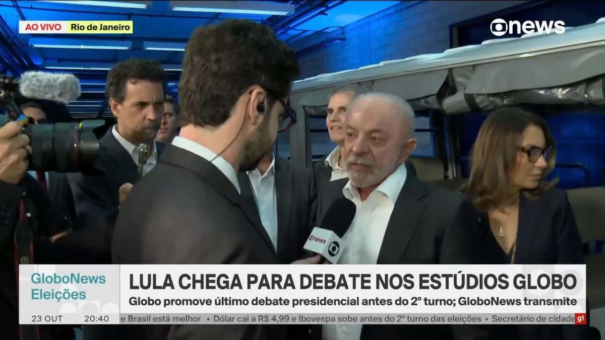 VÍDEOS Debate na Globo com candidatos a presidente: Flávio Bolsonaro e Lula