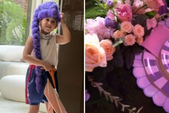 Virginia e Zé Felipe comemoram aniversário de Maria Flor em Goiânia