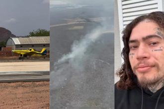 Whindersson Nunes aluga avião-tanque para ajudar no combate a incêndio florestal no Piauí